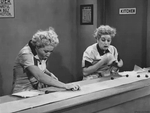 I Love Lucy: Lucy and Ethel in the chocolate factory